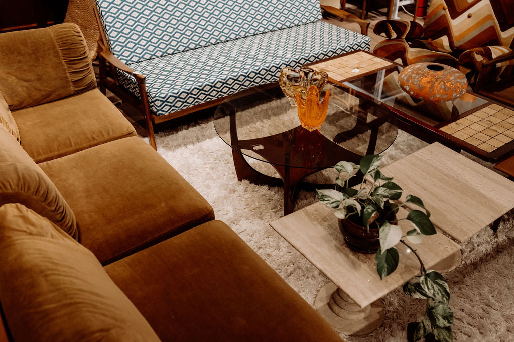 Mid Century playpen modular lounge kalmar coffee table teak daybed
