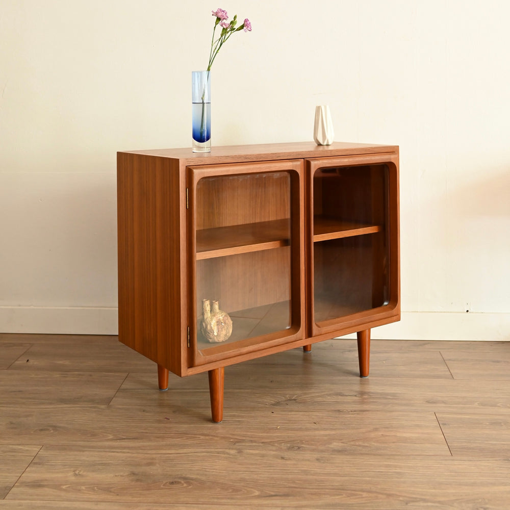 Mid Century Teak Sideboard Display Cabinet by Chiswell