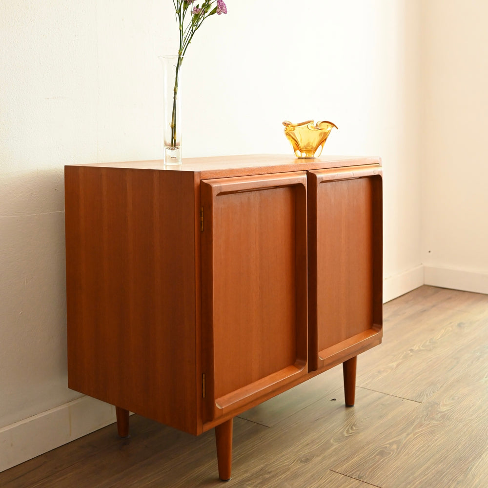 Mid Century Teak Sideboard LP Record Cabinet by Chiswell