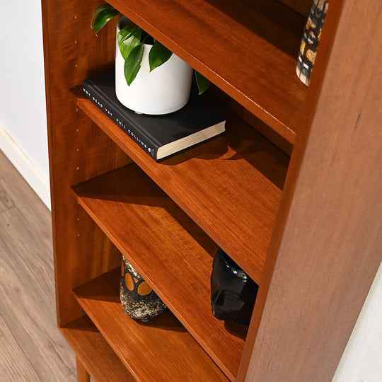 Parker Mid Century Teak Bookcase Bookshelf Storage