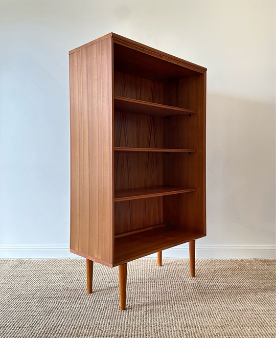 Mid Century Teak Bookshelf Bookcase Storage Shelving by Chiswell