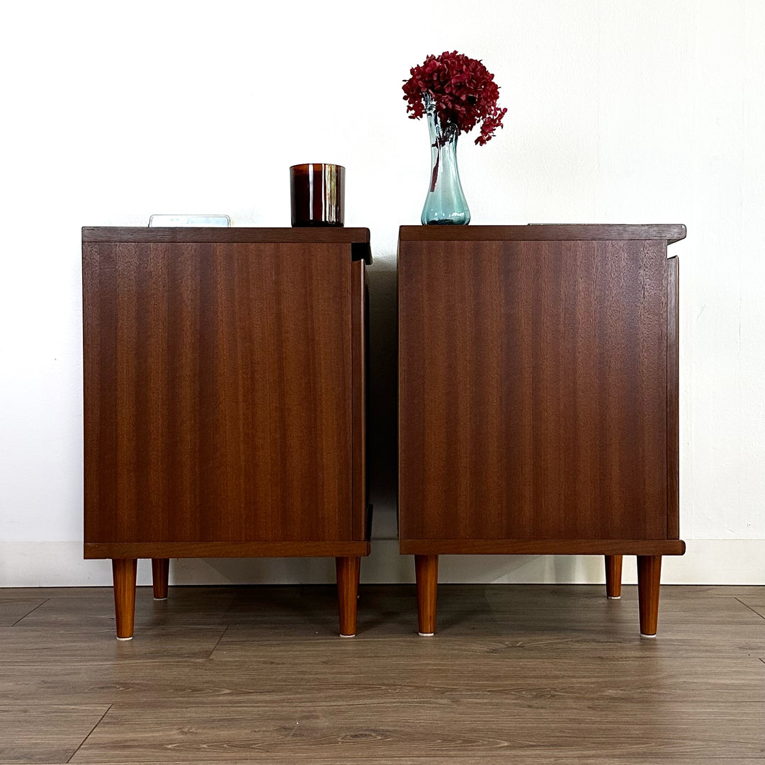 Mid Century Teak Bedside Table or LP Record Cabinet