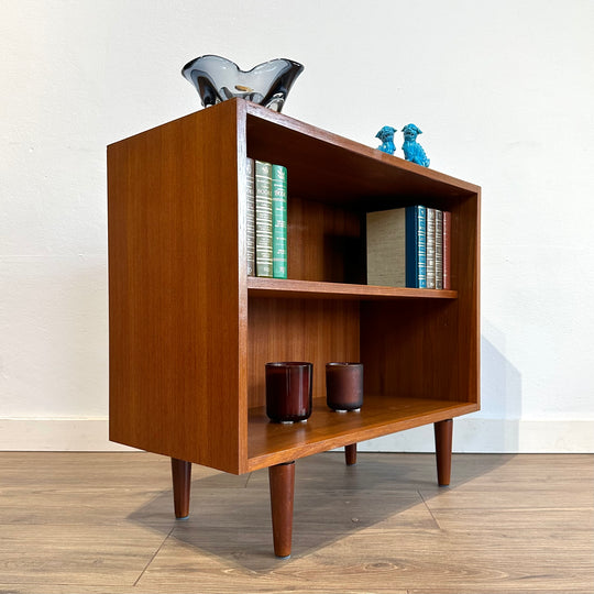 Mid Century Teak Sideboard LP Record Cabinet Bookcase by Chiswell