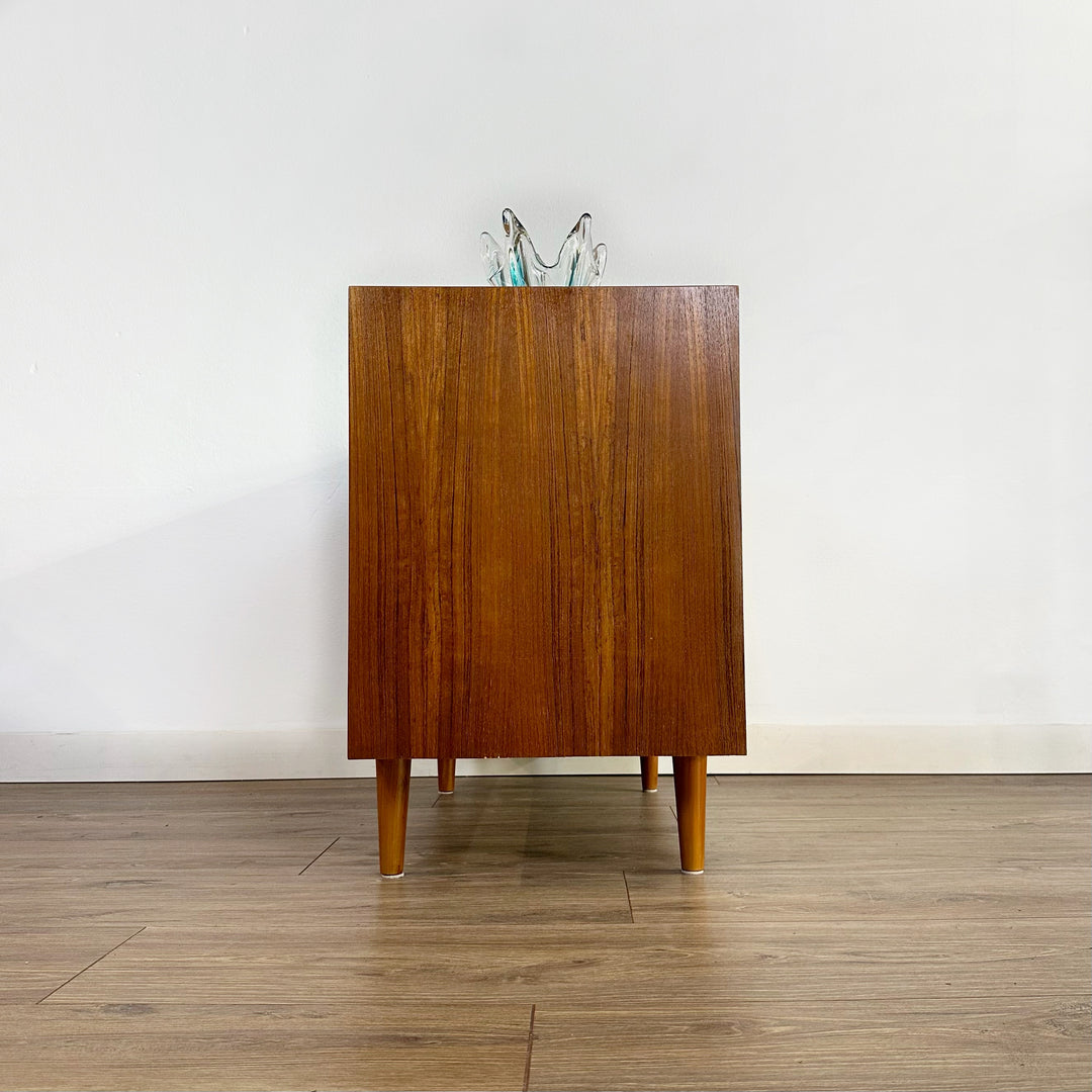 Mid Century Teak Parker Record Cabinet Sideboard