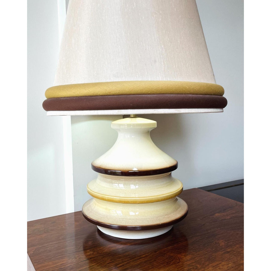 Pair of Mid Century Ceramic Ellis Style Table Lamps