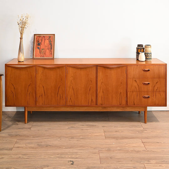 Mid Century Teak Sideboard LP Record Cabinet by Chiswell