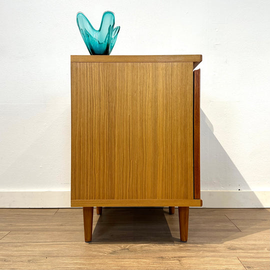 Mid Century Sideboard LP Record Cabinet Bedside Table by Noblett