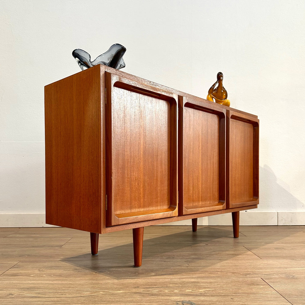 Mid Century Teak Sideboard LP Record Cabinet by Chiswell