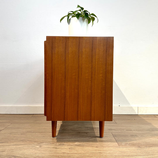 Mid Century Teak Sideboard LP Record Cabinet by Chiswell