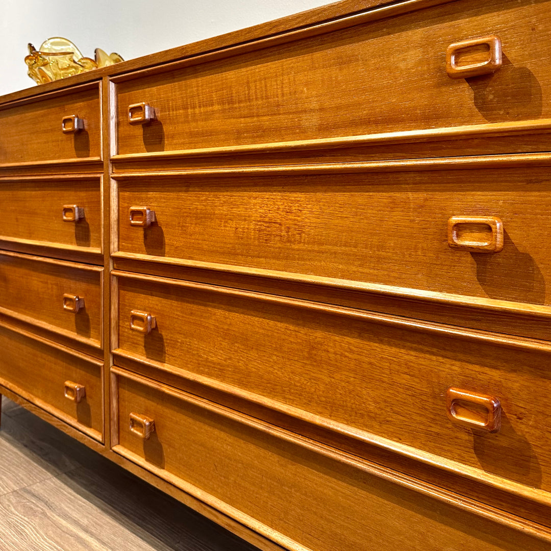 Parker Mid Century Teak Sideboard Dresser Drawers