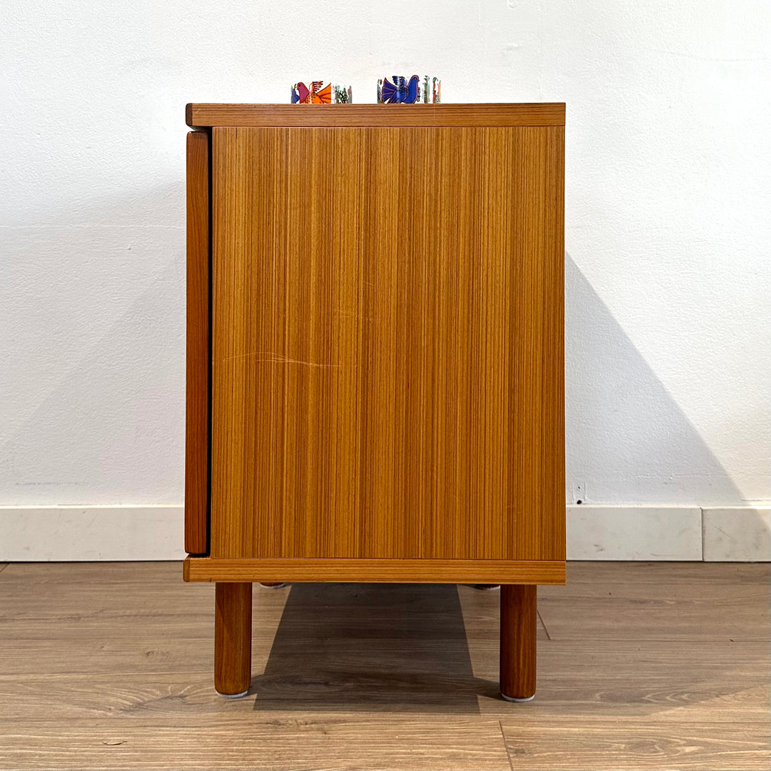 Mid Century Teak Sideboard LP Record Cabinet by Parker