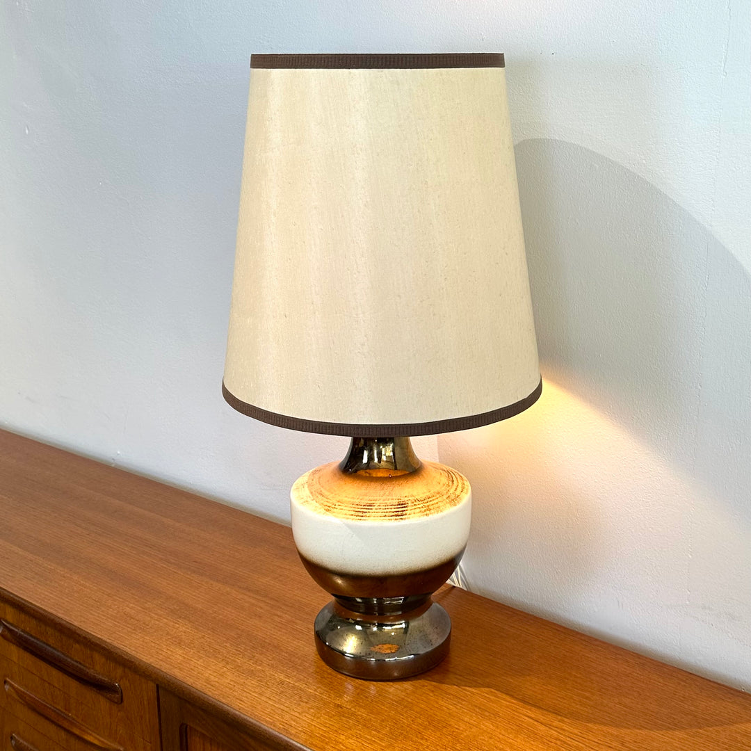 Pair of Mid Century Ceramic Ellis Style Table Lamps