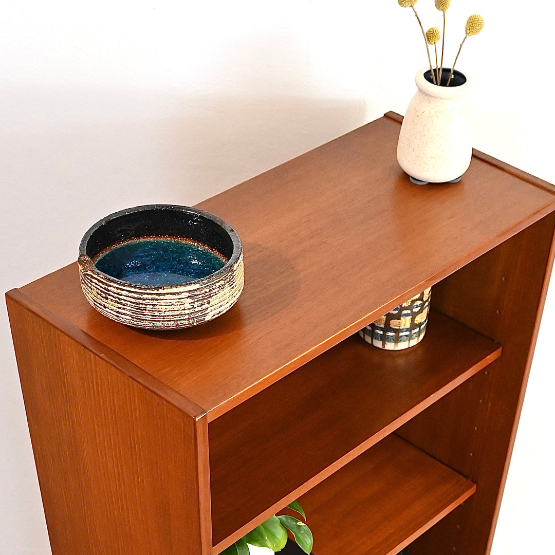 Parker Mid Century Teak Bookcase Bookshelf Storage