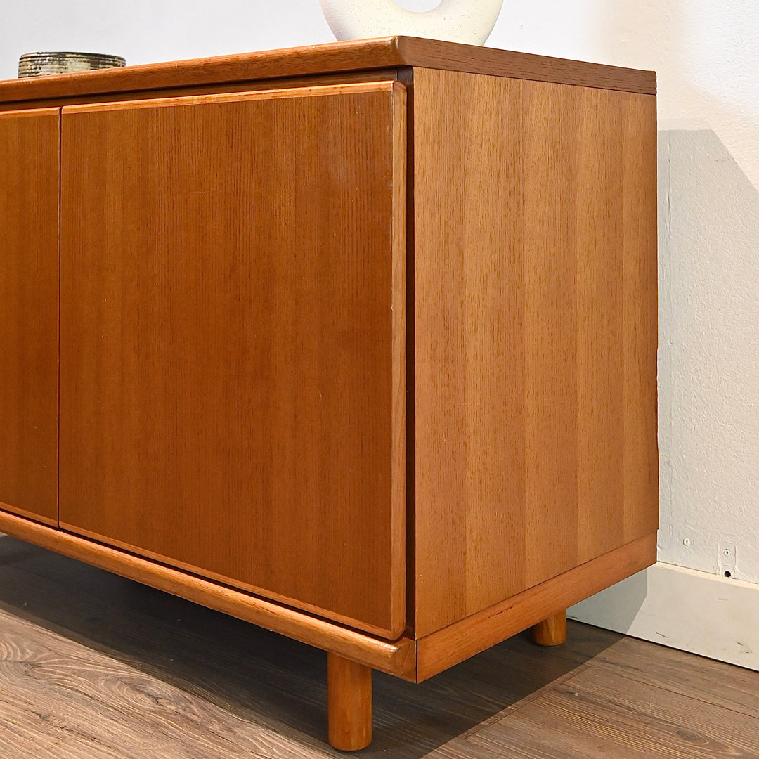 Mid Century Teak Sideboard LP Record Cabinet by Parker