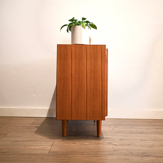 Mid Century Teak Sideboard Display LP Record Cabinet by Chiswell