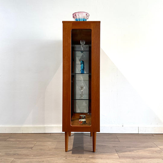 Mid Century Teak Sideboard Display Cabinet by Chiswell