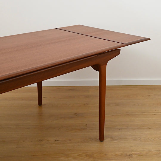 Mid Century Teak Extension Dining Table by John Grimes - Refinished