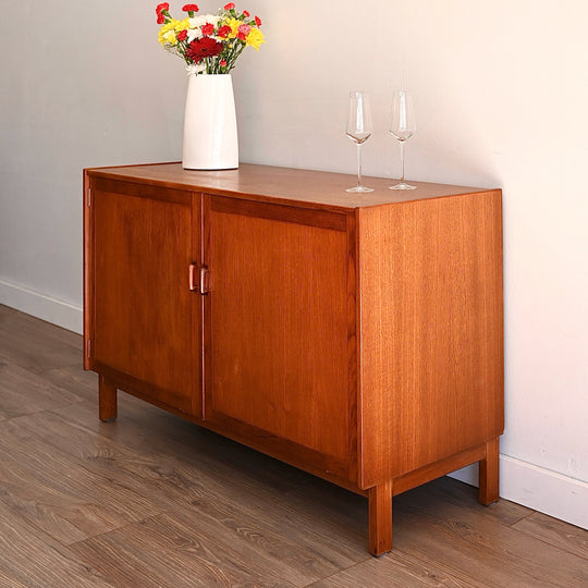 Parker Teak Mid Century Sideboard LP Record Cabinet