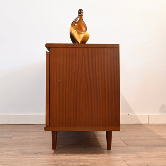 Mid Century Teak Sideboard LP Record Cabinet by Noblett