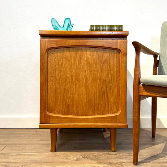 Mid Century Sideboard LP Record Cabinet Bedside Table by Noblett