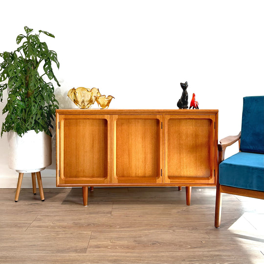 Mid Century Teak Sideboard LP Cabinet by Chiswell