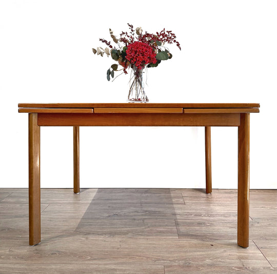 Mid Century Teak Extendable Dining Table