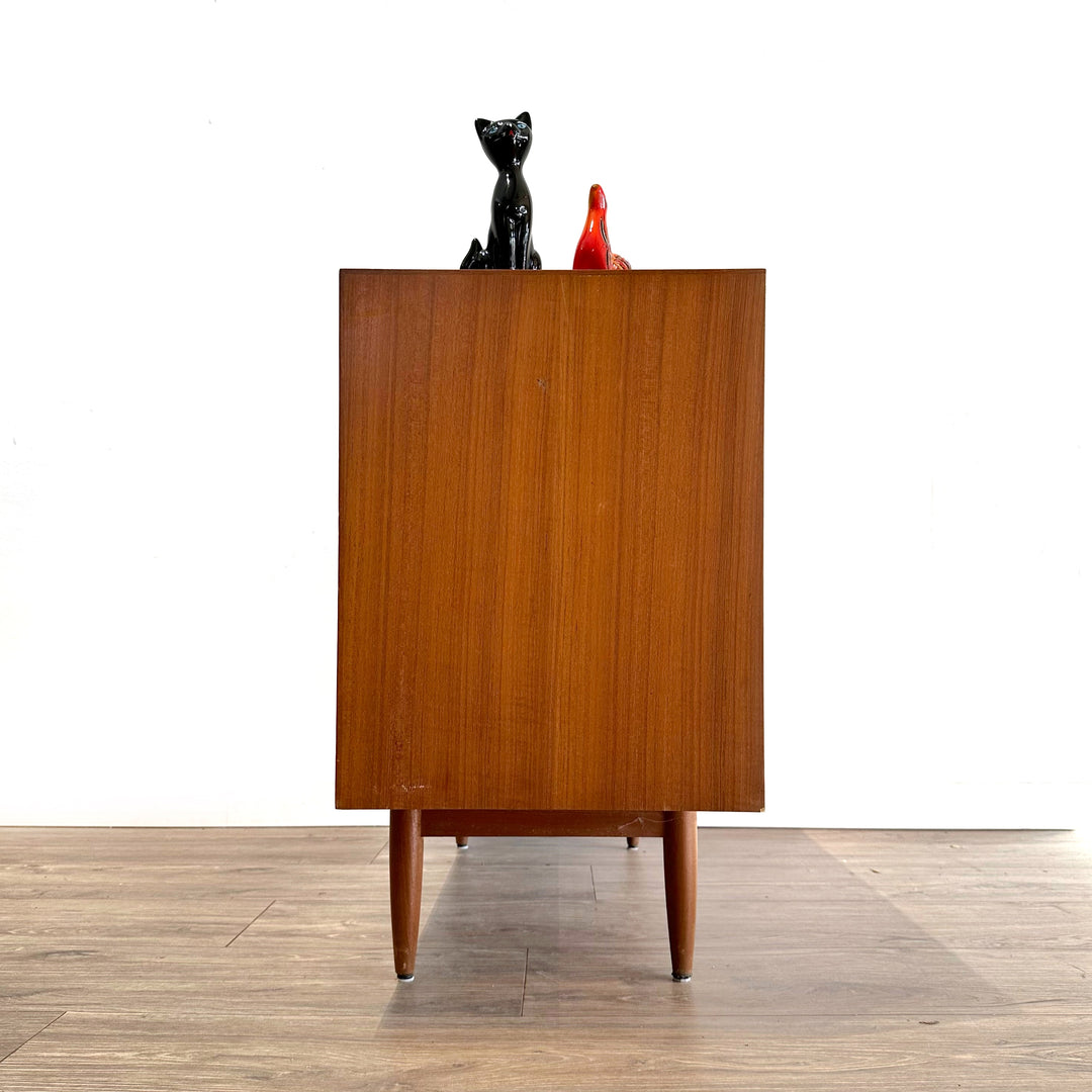 Mid Century Teak Sideboard LP Cabinet Buffet by Chiswell