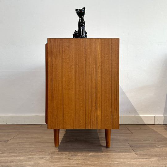 Mid Century Teak Sideboard LP Record Cabinet by Chiswell