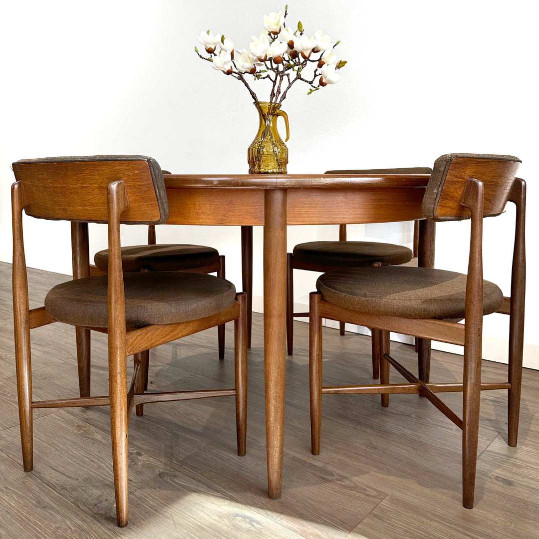 Mid Century Dining Table and Chairs by G Plan