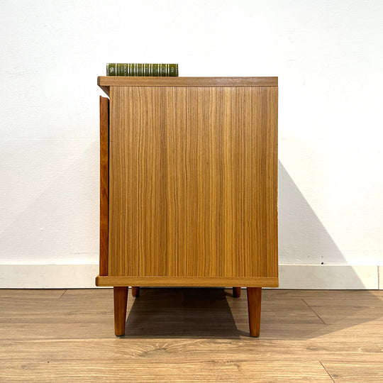 Mid Century Sideboard LP Record Cabinet Bedside Table by Noblett