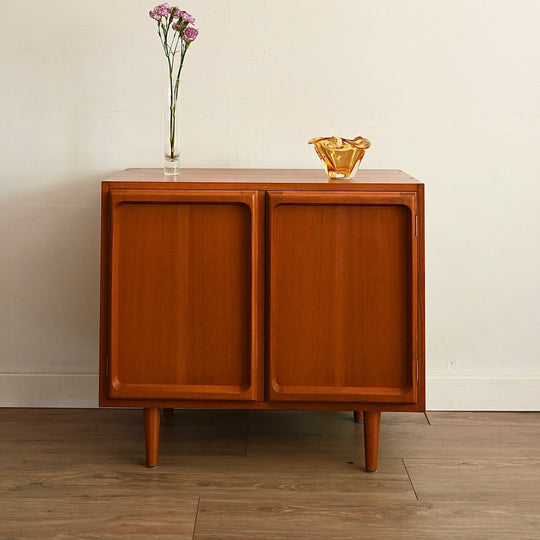 Mid Century Teak Sideboard LP Record Cabinet by Chiswell