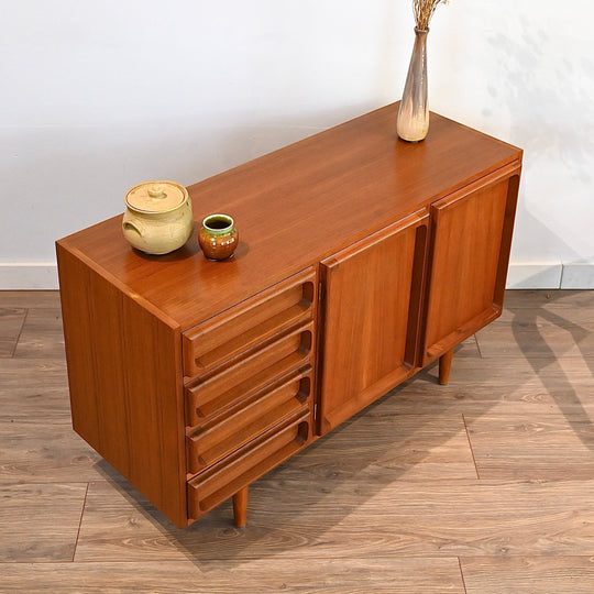 Mid Century Teak Sideboard LP Record Cabinet by Chiswell