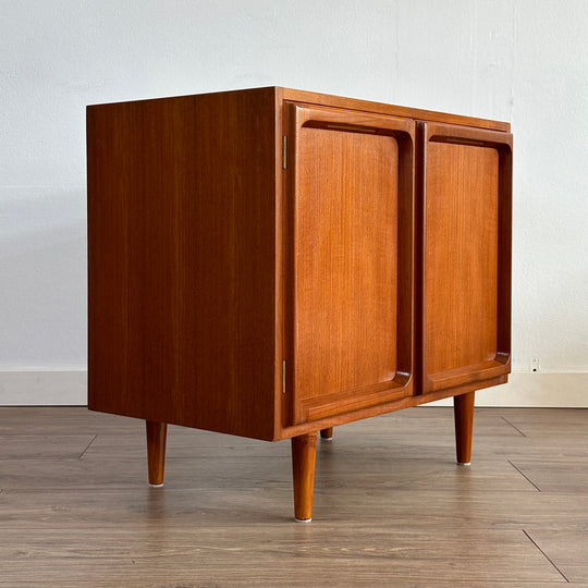 Mid Century Teak Sideboard Display LP Record Cabinet by Chiswell