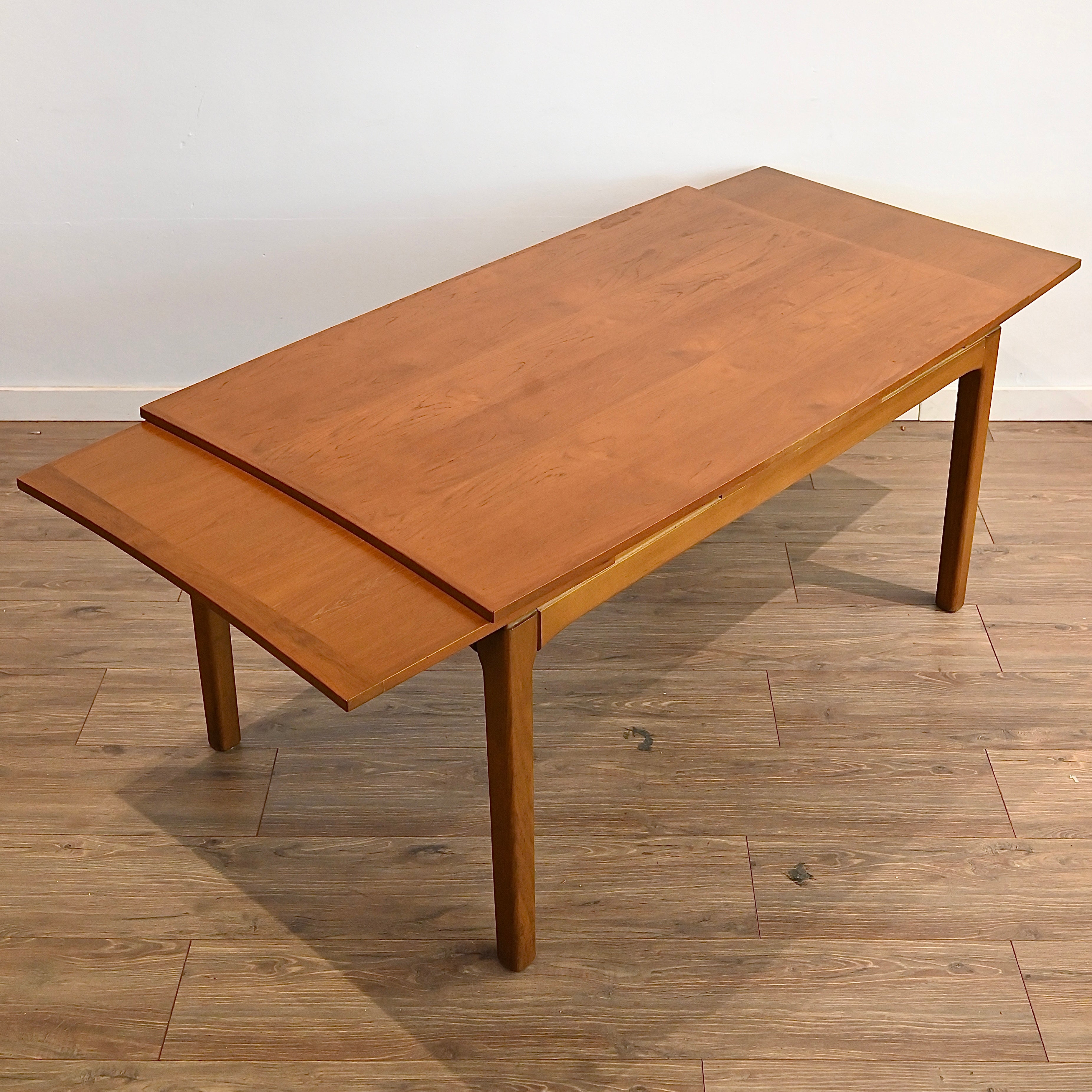 Mid Century Teak Extendable Dining Table