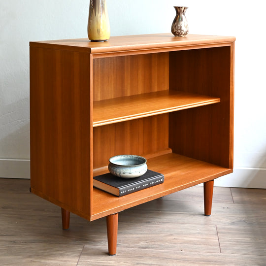 Mid Century Teak Sideboard LP Record Bookshelf Bookcase by Chiswell