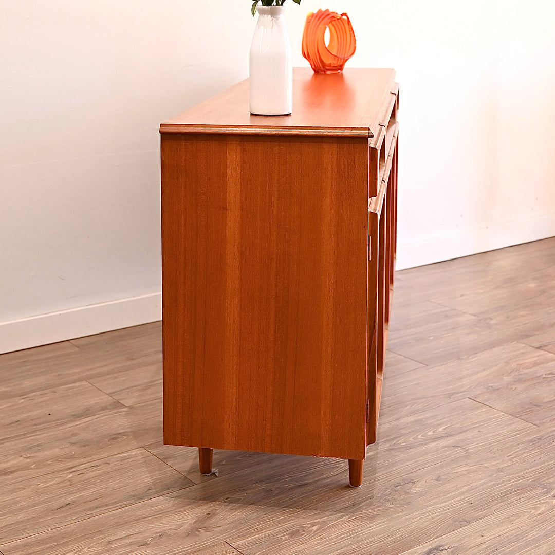 Mid Century Teak Sideboard Buffet Cabinet  by Chiswell