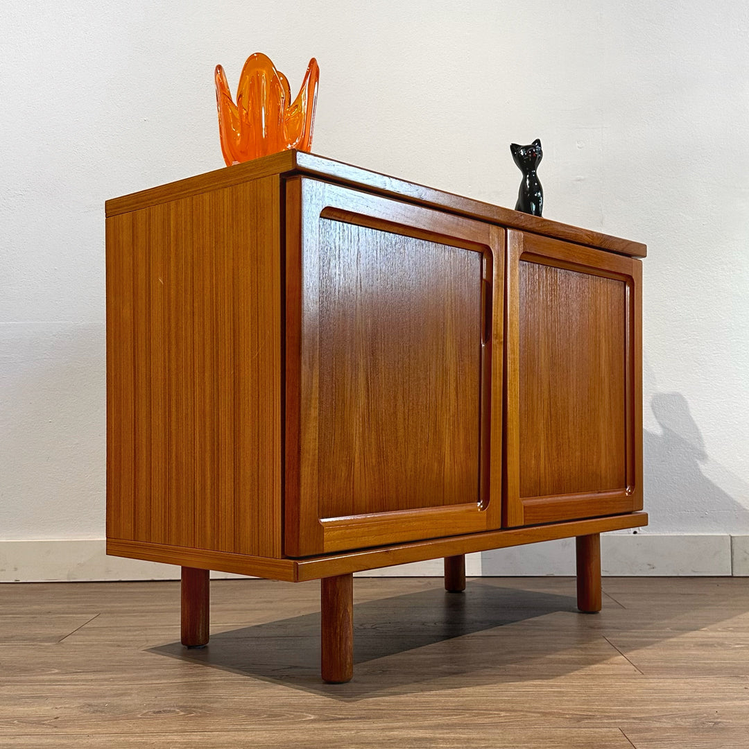 Mid Century Teak Sideboard LP Record Cabinet by Parker