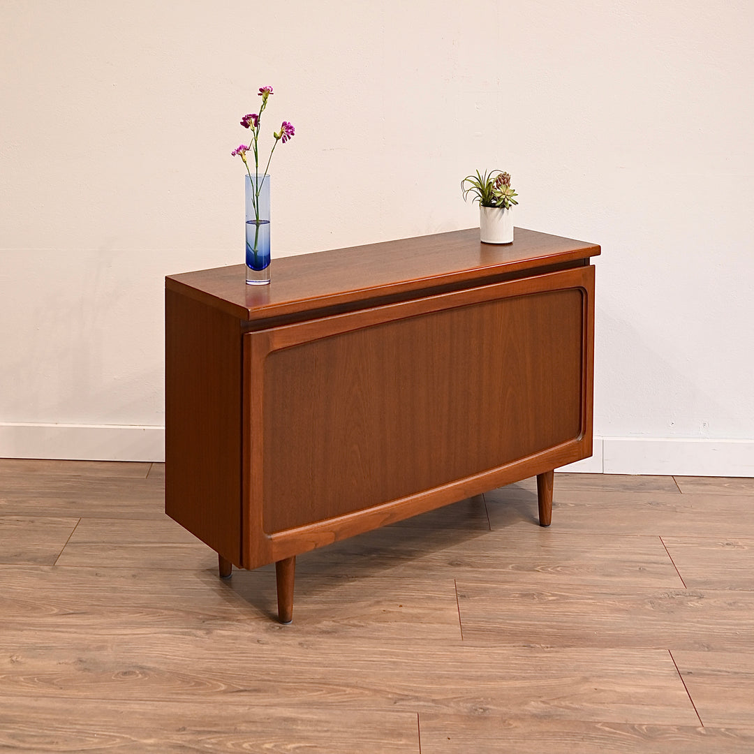 Mid Century Teak Sideboard Hallway Console by Noblett