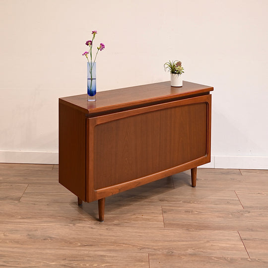 Mid Century Teak Sideboard Hallway Console by Noblett