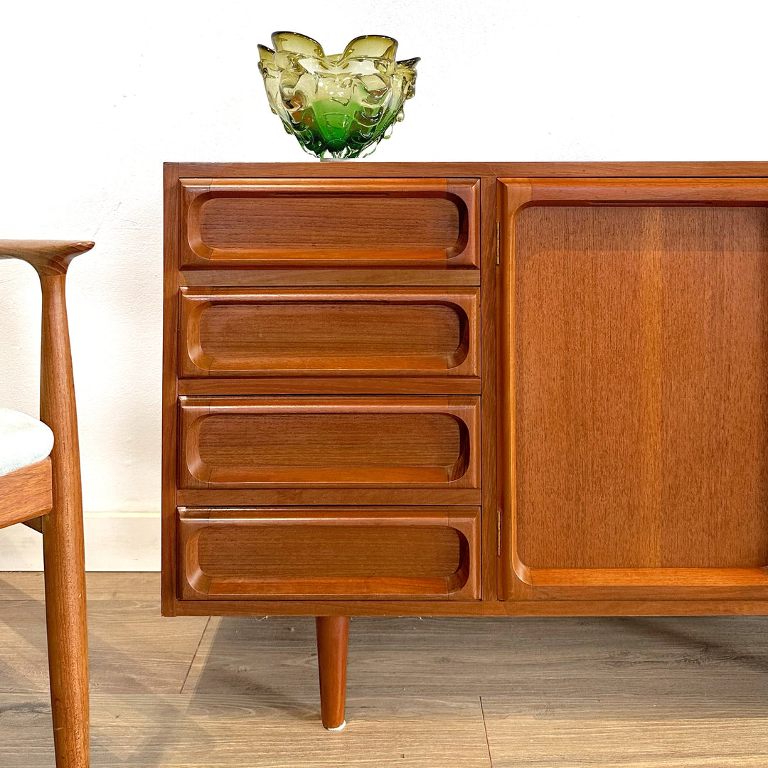 Mid Century Teak Sideboard LP Cabinet by Chiswell