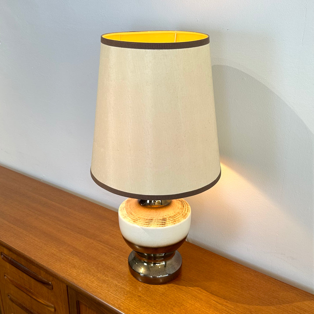 Pair of Mid Century Ceramic Ellis Style Table Lamps