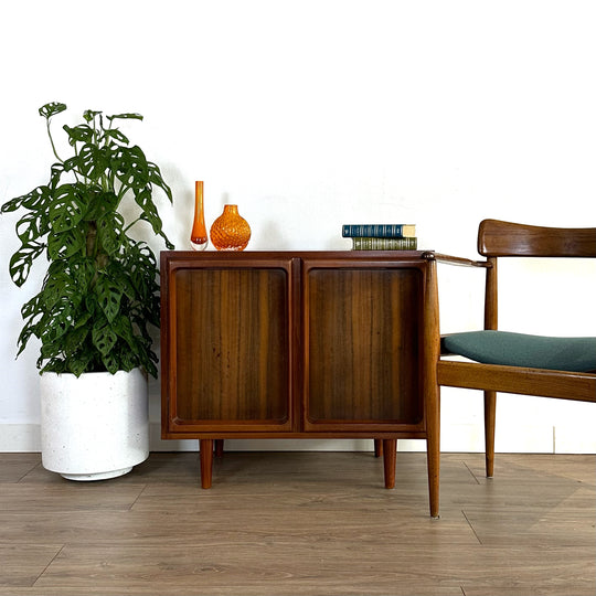 Mid Century Sideboard LP Record Cabinet by Chiswell