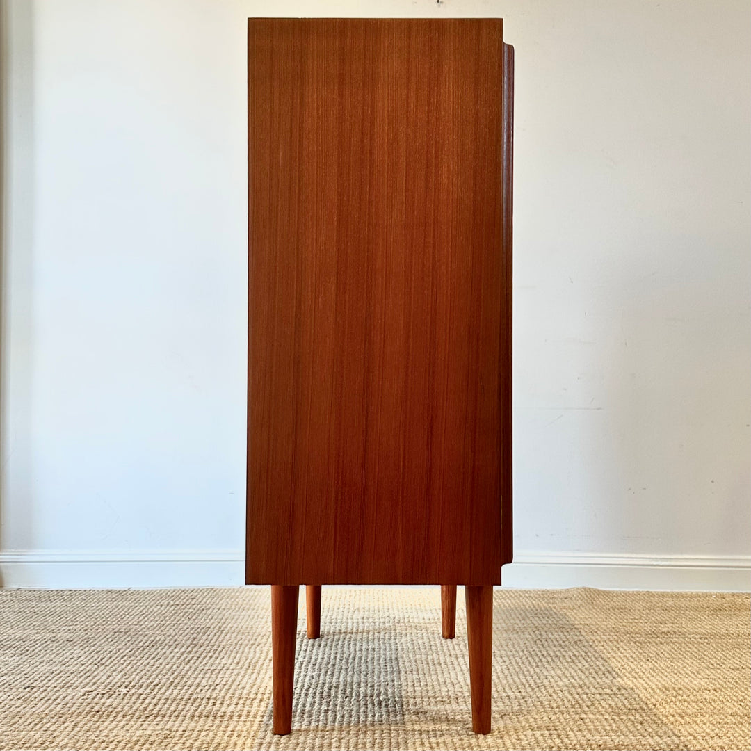 Mid Century teak display cabinet sideboard by Chiswell