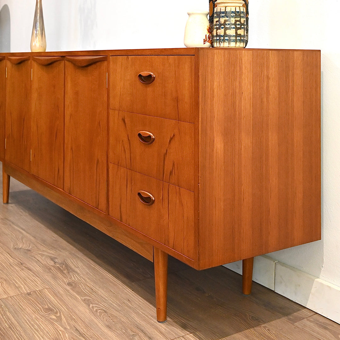 Mid Century Teak Sideboard LP Record Cabinet by Chiswell