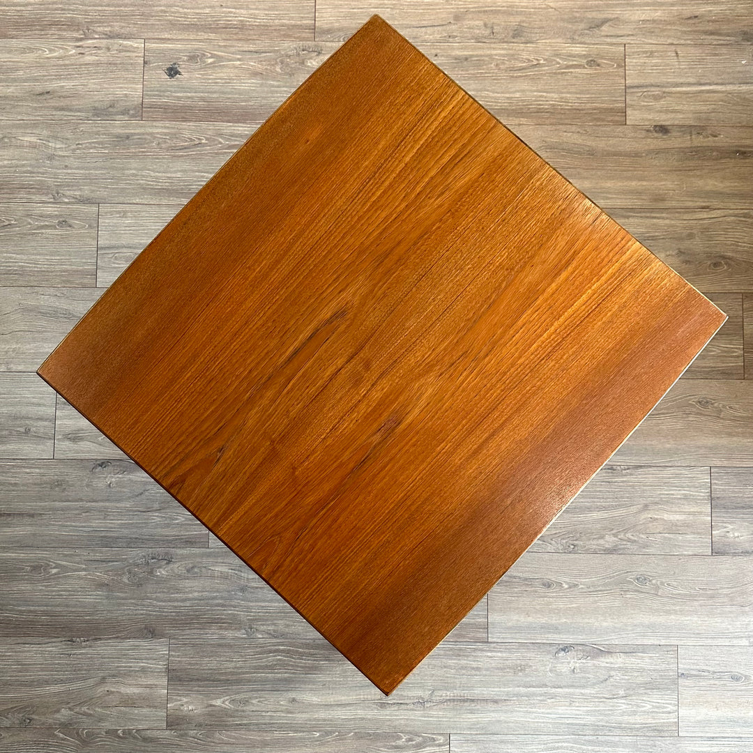 Mid Century Teak Extendable Dining Table by Fler