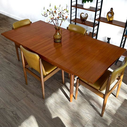 Mid Century Teak Extendable Dining Table by Chiswell