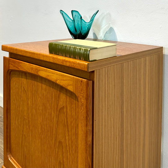 Mid Century Sideboard LP Record Cabinet Bedside Table by Noblett