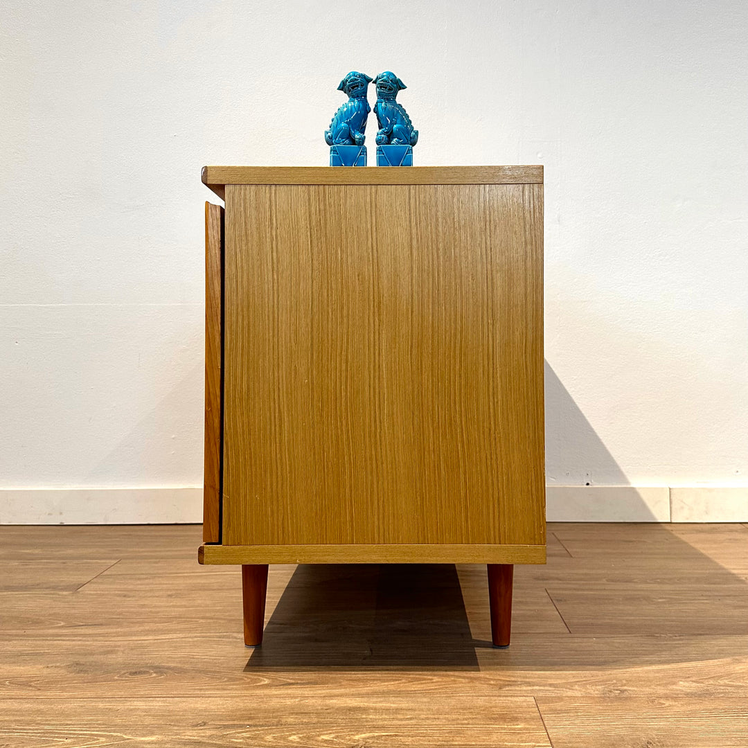 Mid Century Sideboard LP Record Cabinet by Noblett