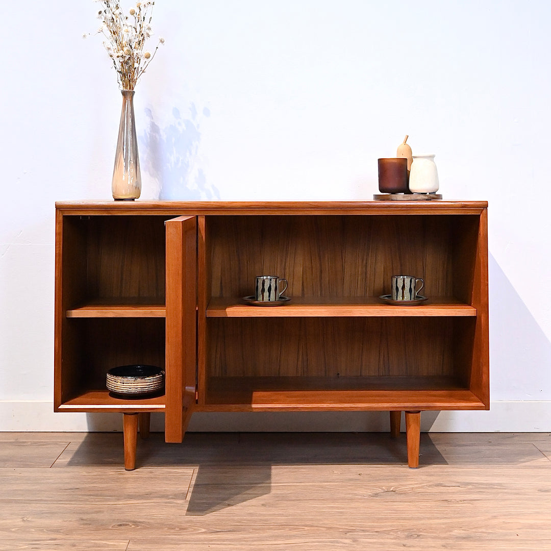 Mid Century Teak Sideboard LP Record Cabinet by Chiswell