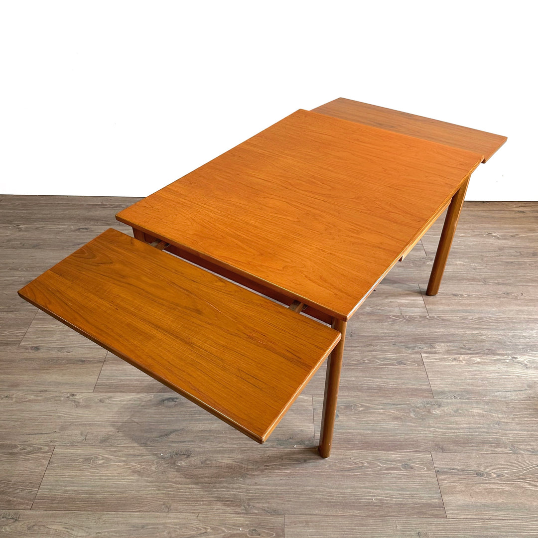 Mid Century Teak Extendable Dining Table